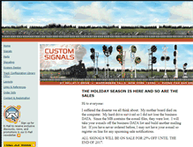 Tablet Screenshot of customsignals.com